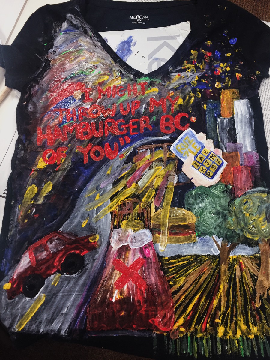 Last Tuesday was the first T-shirt-making session for this year’s Clothesline Project, set to debut in the spring.