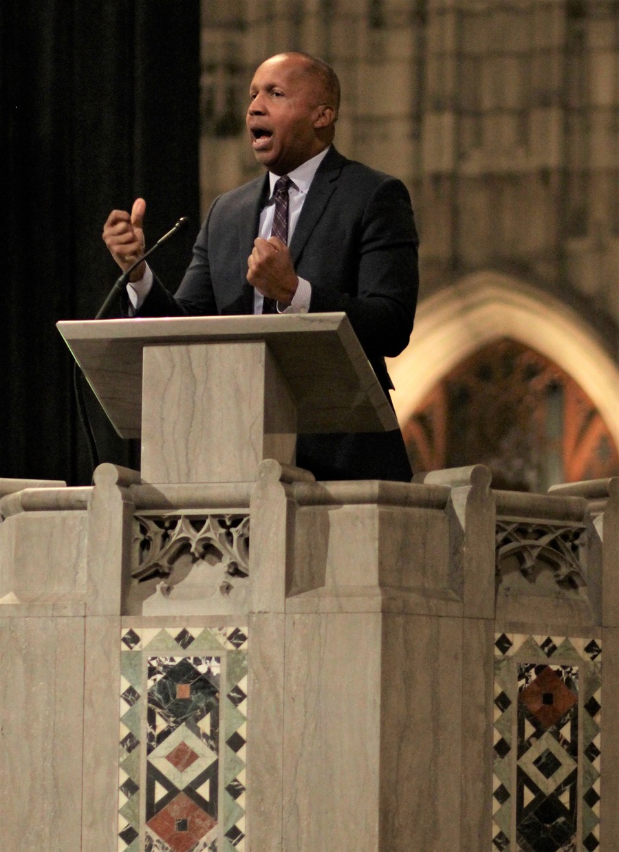 A leading advocate against injustice in the criminal justice system delivered the keynote address during the annual Martin Luther King Jr. Day celebration at Rockefeller Chapel.