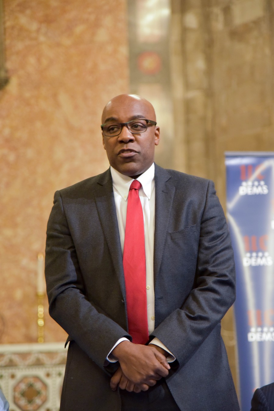 Kwame Raoul represents parts of Hyde Park in the State Senate and is running to be Illinois's Attorney General.